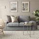 2-місний диван IKEA KIVIK КІВІК, Tibbleby бежевий, сірий, 094.405.99 - изображение 4