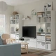 Комбінація полиць IKEA TV VIHALS, білий, 337х37х200 см, 594.406.10 - изображение 4