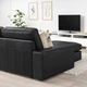 3-місний диван IKEA KIVIK КІВІК, з кушеткою, ГРАНН, Бомстад чорний, 894.431.84 - зображення 14