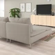 2-місний диван з диваном IKEA SÖDERHAMN, Fridtuna світло-бежевий, 094.496.89 - зображення 7