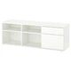 Тумба під телевізор IKEA VIHALS, білий, 146х37х50 см, 204.832.95 - изображение 1