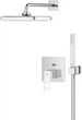Душовий гарнітур прихованого монтажу GROHE Eurocube Tempesta 250 Cube 25289000 - зображення 3