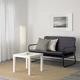 Диван-ліжко IKEA HAMMARN ХАММАРН, КНІСА темно-сірий, чорний, 120 см, 903.543.27 - изображение 4