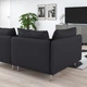 3-місний диван IKEA SÖDERHAMN, з вікритою секцією, Фрідтуна темно-сіра, 294.496.26 - изображение 6