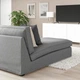 Кушетка IKEA KIVIK КІВІК, Tibbleby бежевий, сірий, 894.404.87 - изображение 8