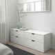 Тумба із шухлядами IKEA NORDLI НОРДЛІ, 4 шухляди, білий, 160х54 см, 492.394.96 - изображение 4