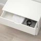 Тумба із шухлядами IKEA NORDLI НОРДЛІ, 2 шухляди, білий, 80х54 см, 992.394.94 - изображение 7