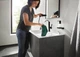 Смеситель для раковины HANSGROHE FINORIS с выдвижным изливом (76063670) черный/матовый - изображение 8
