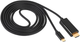 Kabel Akyga USB Type-C - HDMI 1.8 m Black (AK-AV-18) - obraz 1