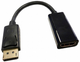 Адаптер ART DisplayPort - HDMI M/F Black (KABADA DP/HD AL-OEM-84) - зображення 1