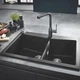 Кухонная мойка GROHE Sink K700 840x560 31657AP0 Granite Black - изображение 2