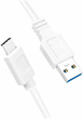 Кабель Logilink USB 3.2 Gen1x1 USB Type-A- USB Type-C 0.15 м White (4052792055214) - зображення 1