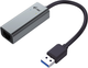 Адаптер I-tec USB Type-A - RJ-45 Silver/Black (U3METALGLAN) - зображення 2