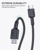 Кабель Aukey USB Type-C - USB Type-C 0.3 м Black (CB-CC03 OEM) - изображение 2