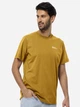 Футболка хлопковая мужская Jack Wolfskin Essential T M 1808382-3430 S Желтая (4064886029902) - изображение 1
