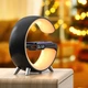 Настольная смарт лампа-ночник G-Smart Light Sound Machine RGB 15W с беспроводной зарядкой и Bluetooth-колонкой Чорна (SLSMbl) - изображение 2