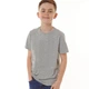 Детская футболка JHK, KID T-SHIRT, базовая, однотонная, для мальчика, темно-серый меланж, размер 158, на 12/14 лет - изображение 1