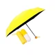 Легкий карманный зонт от дождя и солнца с футляром Capsule Umbrella желтый (310387) - изображение 9