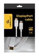 Кабель Cablexpert CC-DP2-6-W, DisplayPort v1.2 цифровой интерфейс, 1.8 м - изображение 2