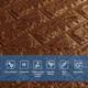 3D панель самоклеющаяся кирпич Коричневый 700x770x7мм (020-7) SW-00000053 - изображение 4