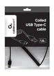 Кабель Cablexpert CC-USB2C-AMCM-6 спіральний USB 2.0 A-тато / С-тато - зображення 3