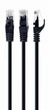 Патч корд Cablexpert PP6U-0.5M/BK, UTP, категорія. 6, литий, 50u" штекер із фіксатором, 0.5 м, чорний - зображення 1