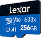 Карта памяти Lexar High-Performance 633x microSDXC 256GB Class 10 UHS-I U3 A1 V30 (LSDMI256BB633A) - изображение 2