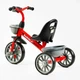 Дитячий триколісний велосипед Best Trike BS-23044 з EVA колесами, фарою, музикою та світлом, 2 кошики, Червоний - зображення 2