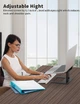 ​Подставка под ноутбук ALASHI Laptop Stand for Desk 10-17.3" Notebook, Aluminum, A-Black - изображение 4