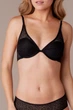 Бюстгальтер с уплотнённой чашкой DKNY 75D Черный (95057) - изображение 4