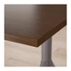 Письменный стол IKEA ИДОСЕН, коричневый, темно-серый, 160x80 см, 992.810.39 - изображение 5
