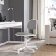 Обертовий стілець IKEA ÖRFJÄLL ОРФЬЄЛЛЬ, білий, ВІССЛЕ світло-сірий, 494.160.12 - изображение 3