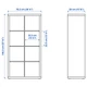 Письмовий стіл IKEA KALLAX / LAGKAPTEN, білий, під білений дуб, 77х159х147 см, 594.816.67 - изображение 12