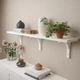 Полиця навісна IKEA BERGSHULT БЕРГСХУЛЬТ / RAMSHULT РАМСХУЛЬТ, білий, 120х20 см, 993.254.77 - изображение 7