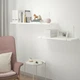 Комбінація навісних полиць IKEA BERGSHULT БЕРГСХУЛЬТ / PERSHULT ПЕРСХУЛЬТ, білий, білий, 120х30 см, 392.911.83 - изображение 10
