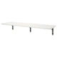 Полиця навісна IKEA BERGSHULT / KROKSHULT, білий, антрацит, 120х30 см, 893.260.62 - изображение 1