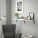 Полиця навісна IKEA BERGSHULT / KROKSHULT, білий, антрацит, 120х30 см, 893.260.62 - изображение 9