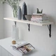 Полиця навісна IKEA BERGSHULT / KROKSHULT, білий, антрацит, 120х30 см, 893.260.62 - изображение 11