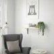 Полиця навісна IKEA TRANHULT / KROKSHULT, осика, 80х20 см, 993.363.29 - изображение 8