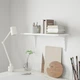 Полиця навісна IKEA BURHULT / SIBBHULT, білий, білий, 59 х 20 см, 893.259.63 - изображение 2