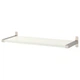 Полиця навісна IKEA BERGSHULT / GRANHULT, білий, нікельований, 80х30 см, 692.908.08 - изображение 5