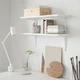 Комбінація навісних полиць IKEA BURHULT / SIBBHULT, білий, білий, 59 х 20 см, 093.260.99 - изображение 7