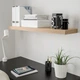 Полиця IKEA LACK навісна 110x26 см вибілений дуб 603.835.19 - зображення 10