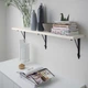 Полиця навісна IKEA BERGSHULT / KROKSHULT, білий, антрацит, 120х20 см, 593.260.54 - изображение 8