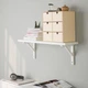 Полиця навісна IKEA TRANHULT / SANDSHULT, осика біла, 80х20 см, 393.260.93 - изображение 6