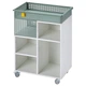 Візок IKEA ÖVNING, білий, сіро-зелений, 54x33см, 005.170.03 - зображення 2