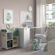 Візок IKEA ÖVNING, білий, сіро-зелений, 54x33см, 005.170.03 - зображення 8