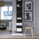 Полиця навісна IKEA LACK ЛАКК, чорно-коричневий, 30x190 см, 804.305.91 - изображение 6