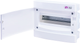 Корпус щита розподільний IP40 ETI DIDO-E ECM 12PO 1101015 біла дверка - зображення 1