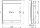 Корпус щита распределительный встраиваемый IP40 ETI DIDO-E ECM 24PT 1101012 прозрачная дверка - изображение 2